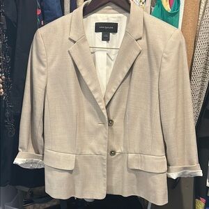 Ann Taylor Cream Blazer